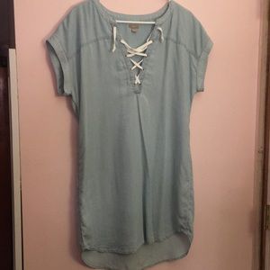 Light blue beach cover up